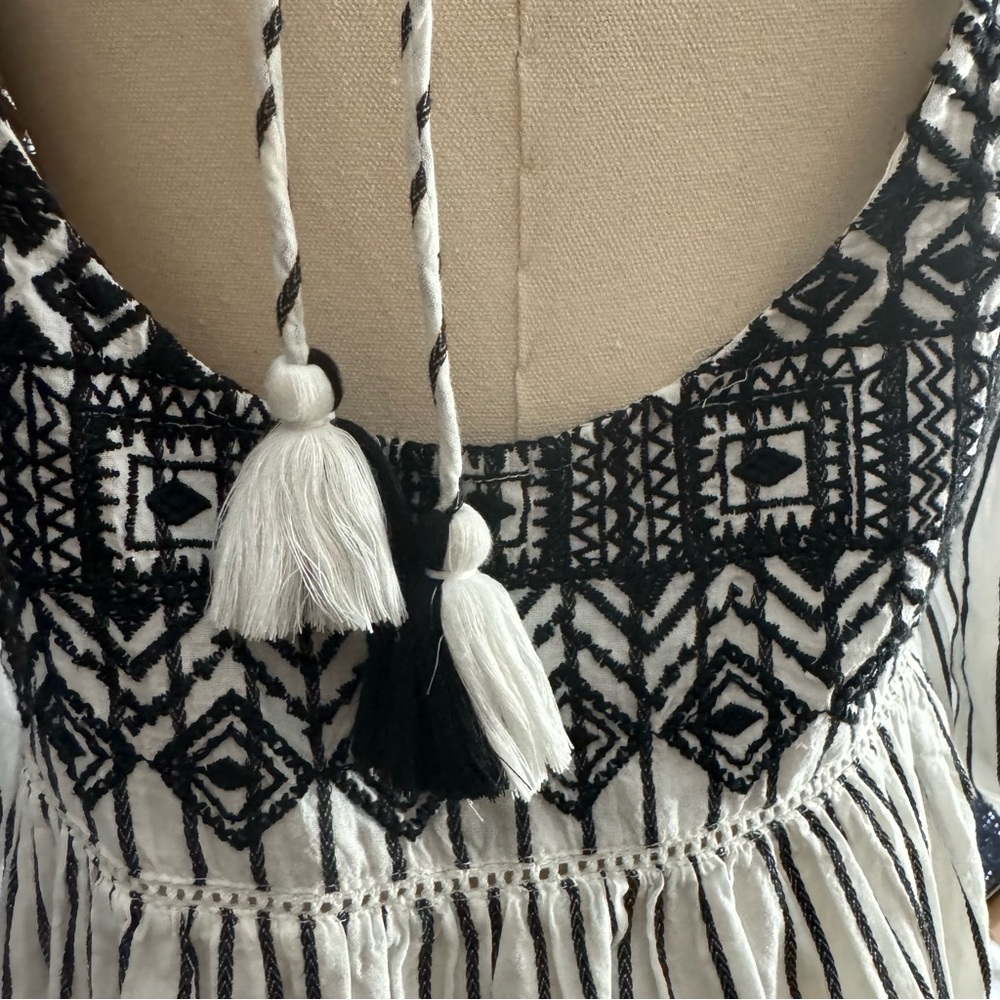 FREE PEOPLE Lola Embroidered Mini Dress • size XS - Picture 8 of 8